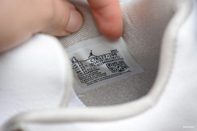 Reps BK jordan ct8527-100 white 4 tech grey air oreo 1108